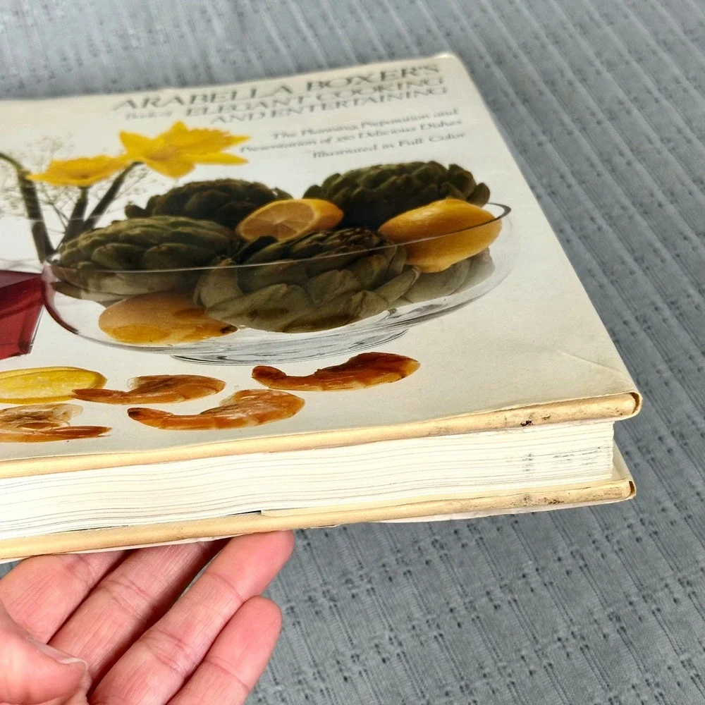 Arabella Boxer Book of Elegant Cooking and Entertaining Hardcover Cookbook Italy